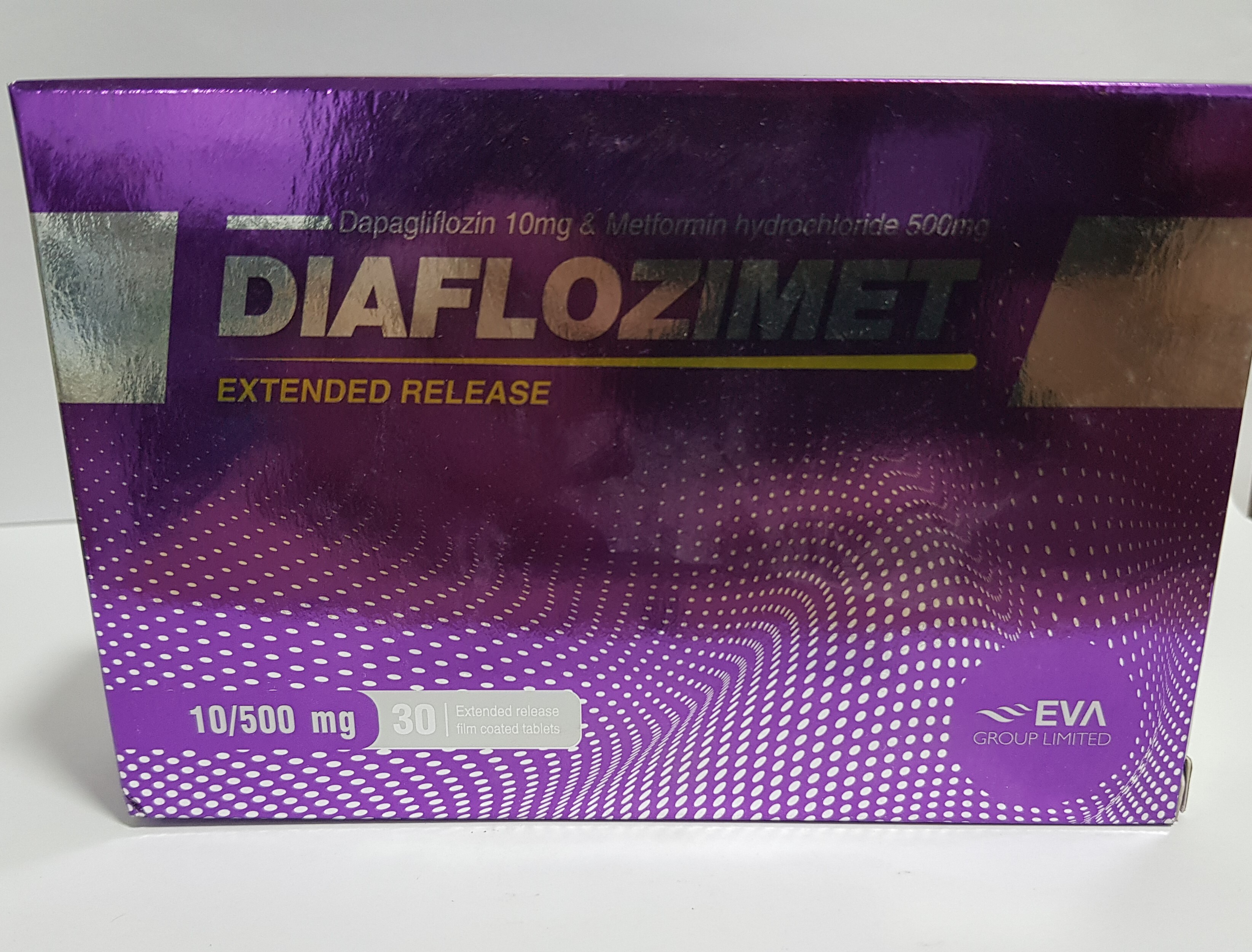 ديافلوزيميت 10/500 مجم 30 قرص