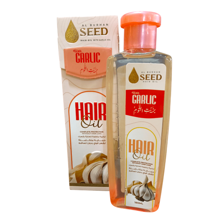 البرهان زيت شعر بالثوم - 180 مل