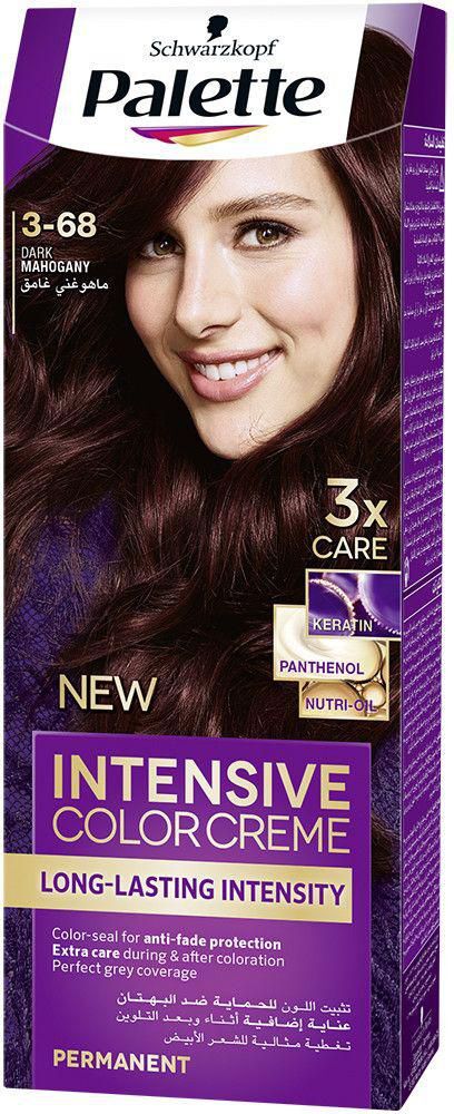 باليت كريم صبغة الشعر ماهوجني غامق (3-68)