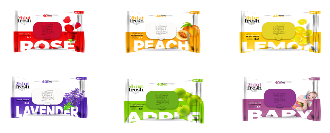 هايت فريش مناديل مبللة - 40 منديل