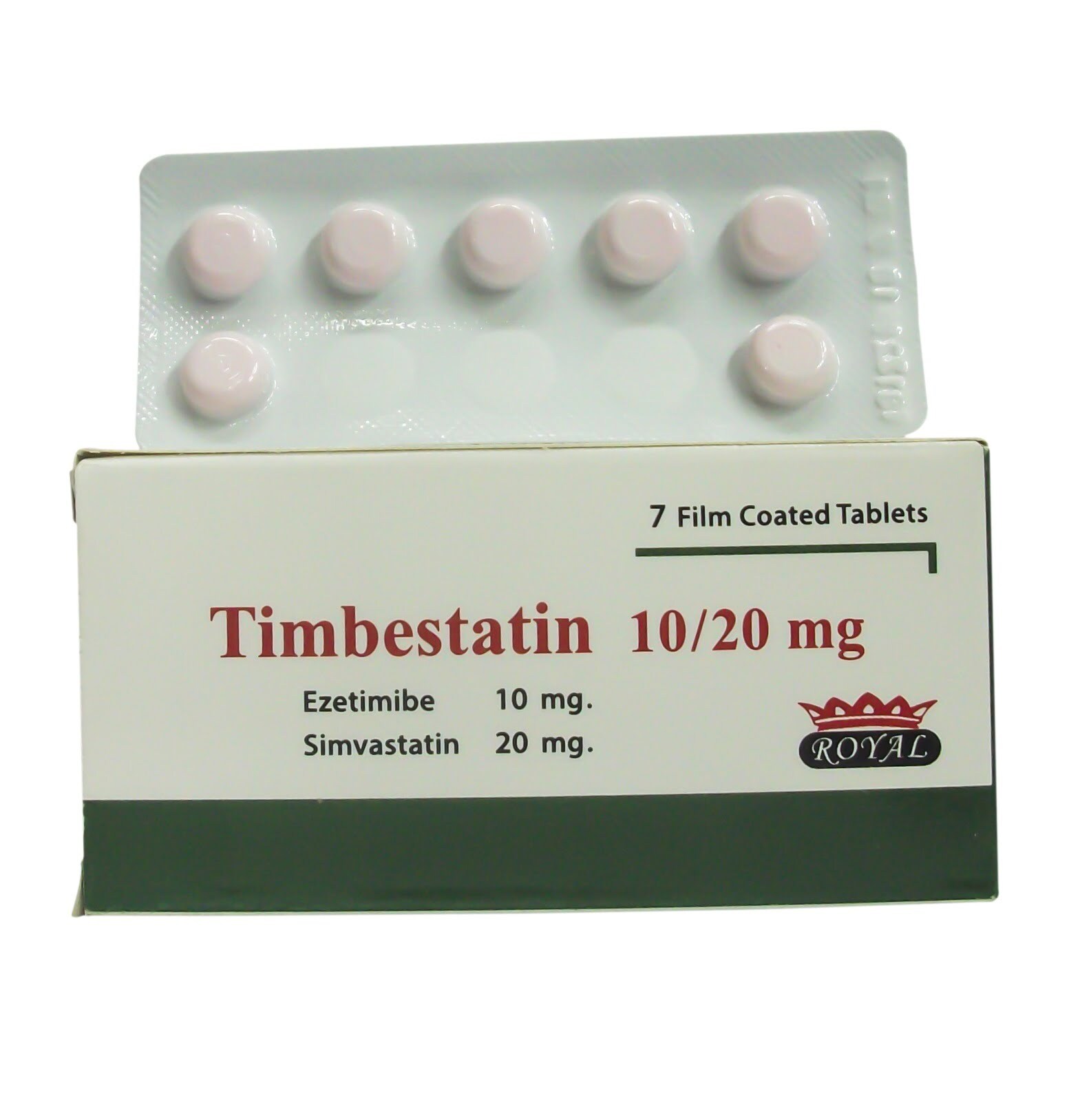 تيمبيستاتين 10/20مجم 7 اقراص