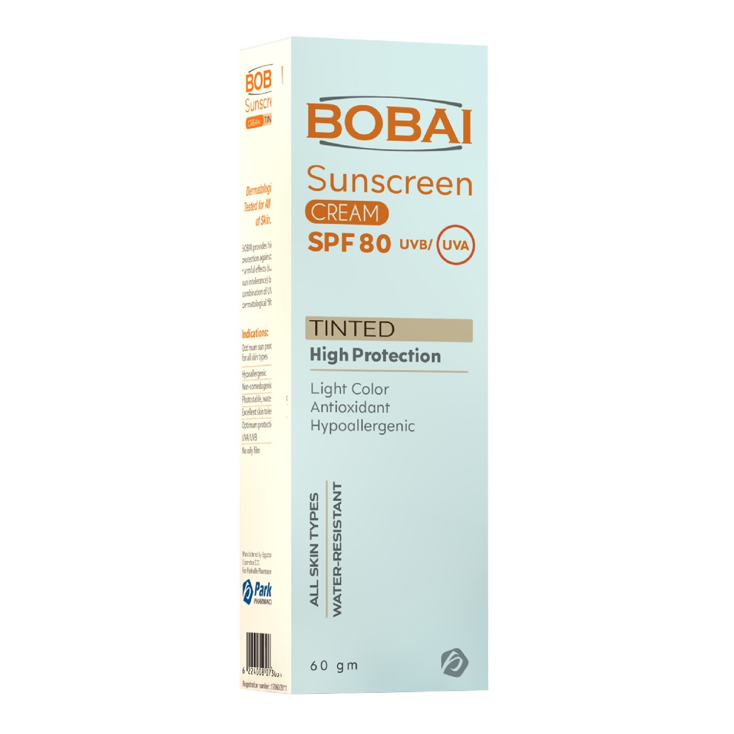 بوباي صن سكرين بديل كريم الأساس بعامل حماية 80 - 60 جم