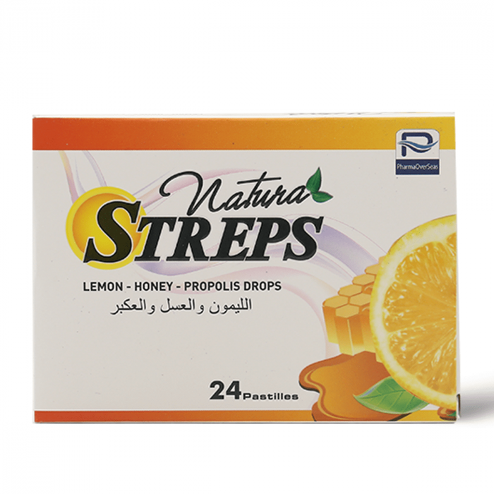 ستربس عسل وليمون 24 قطعة
