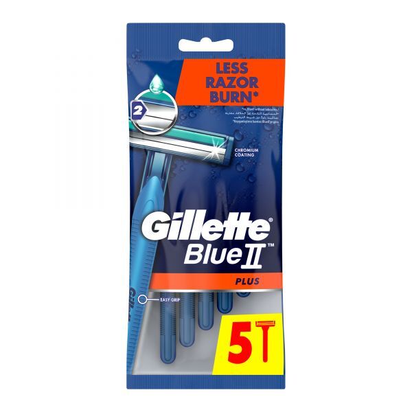 جيليت بلو 2 ماكينه حلاقه 5 قطع