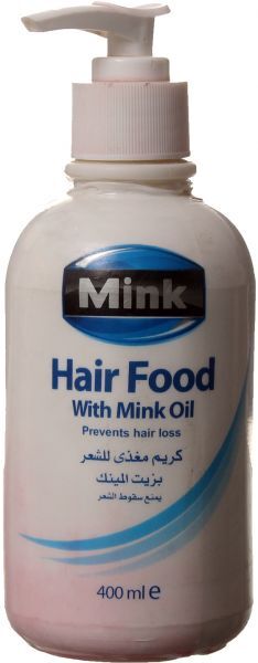 حمام كريم للشعر مع زيت المينك من مينك, 400 مل