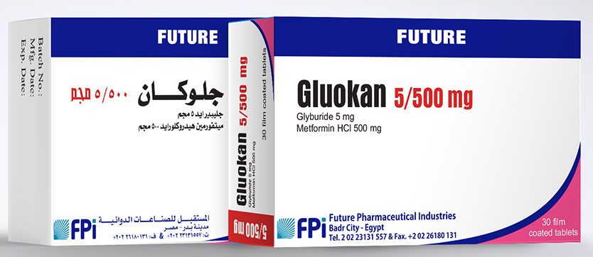 جلوكان 5/500 مجم 30 قرص