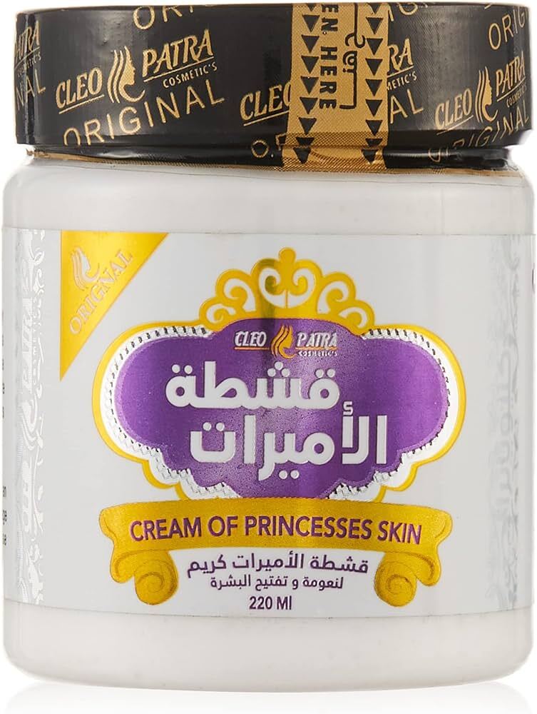 كليوباترا كريم قشطة الاميرات لنعومة وتفتيح البشرة - 220 مل