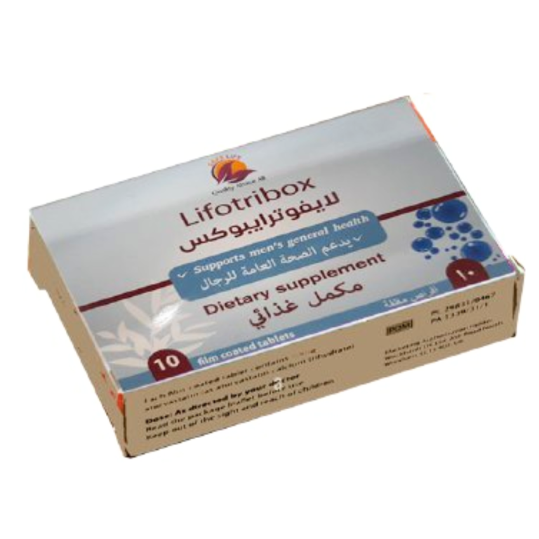 لايفوترايبوكس مكمل غذائي للرجال - 10 اقراص