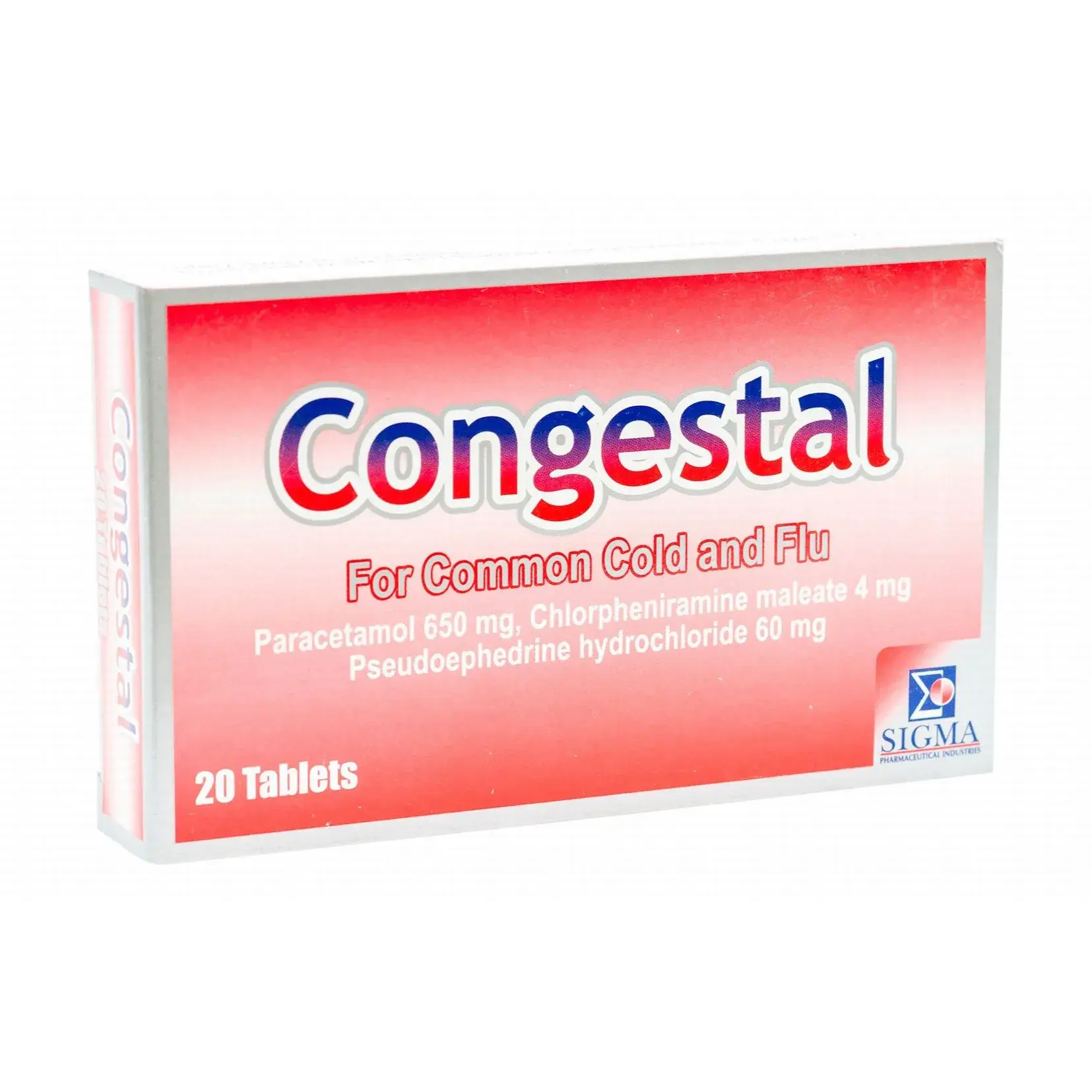 كونجيستال 20 قرص