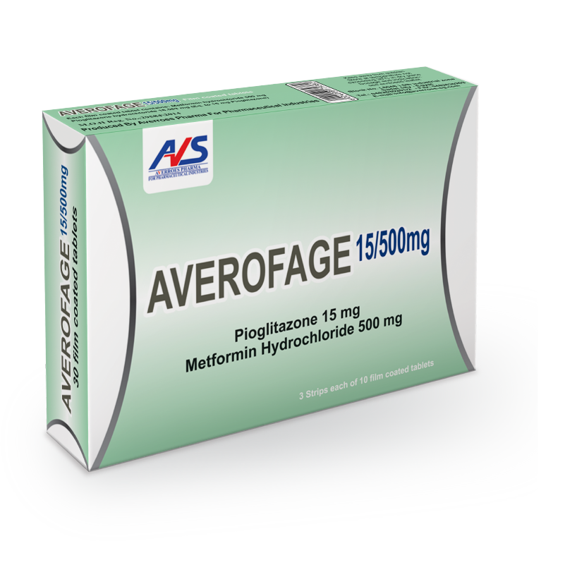 افيروفاج 15/500مجم 30 قرص