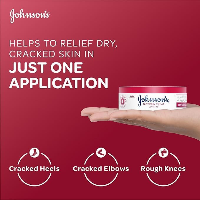 كريم جونسون الجلسرين للبشرة المتشققة - 100 مل