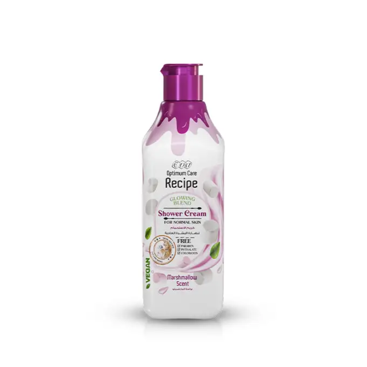 إيفا ريسيبي كريم الاستحمام برائحة المارشميلو البشرة العادية 370 مل