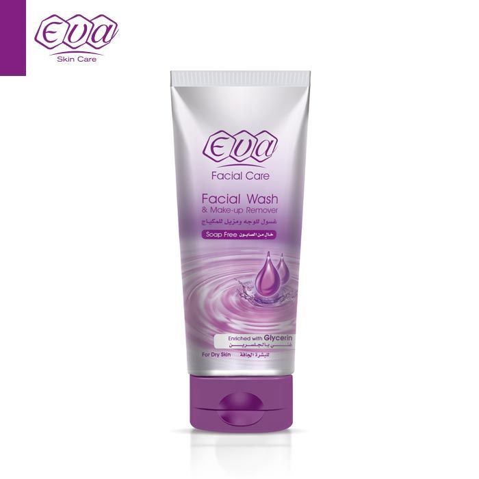 غسول للوجه غني بالجلسرين للبشرة الجافة من ايفا - 150 مل