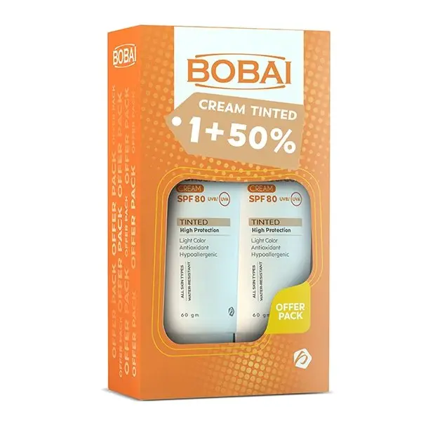 بوباي صن بلوك كريم تنتيد 60 مل + 1 خصم 50%