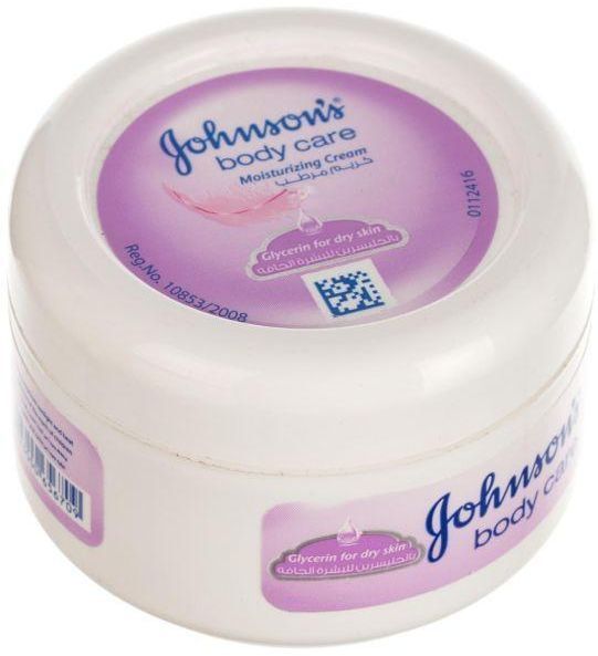 جونسون كريم مرطب للعناية بالجسم للبشرة الجافة بالجلسرين - 170 جم