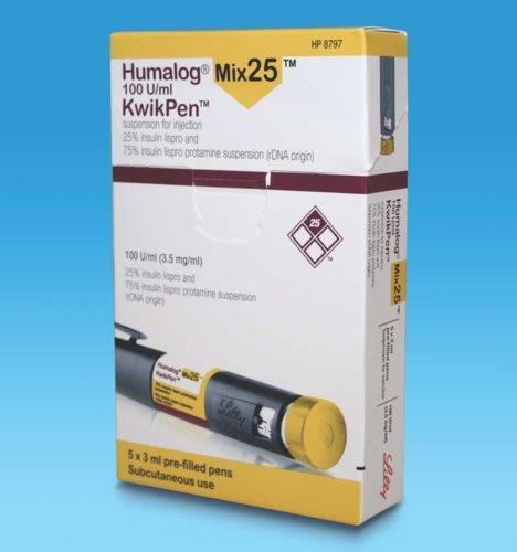 هيومالوج ميكس25 كويك بن 100وحدة دولية/مل 5 أقلام معبأه مسبقا*3مل