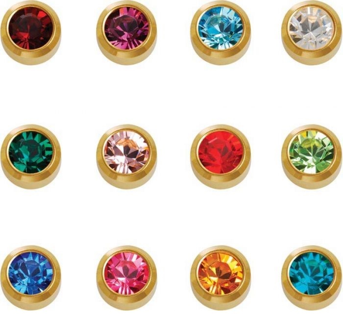 حلق طبى كافلون احجار كريمة