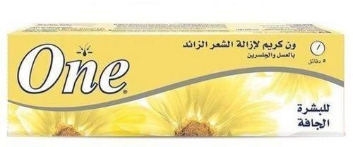 وان هير كريم ازاله الشعر بالعسل والجليسرين للبشرة الجافة 40 جم