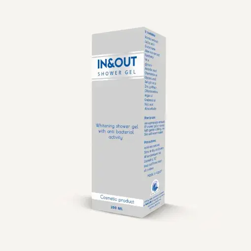 إن آند أوت جل استحمام للتبييض 200 مل