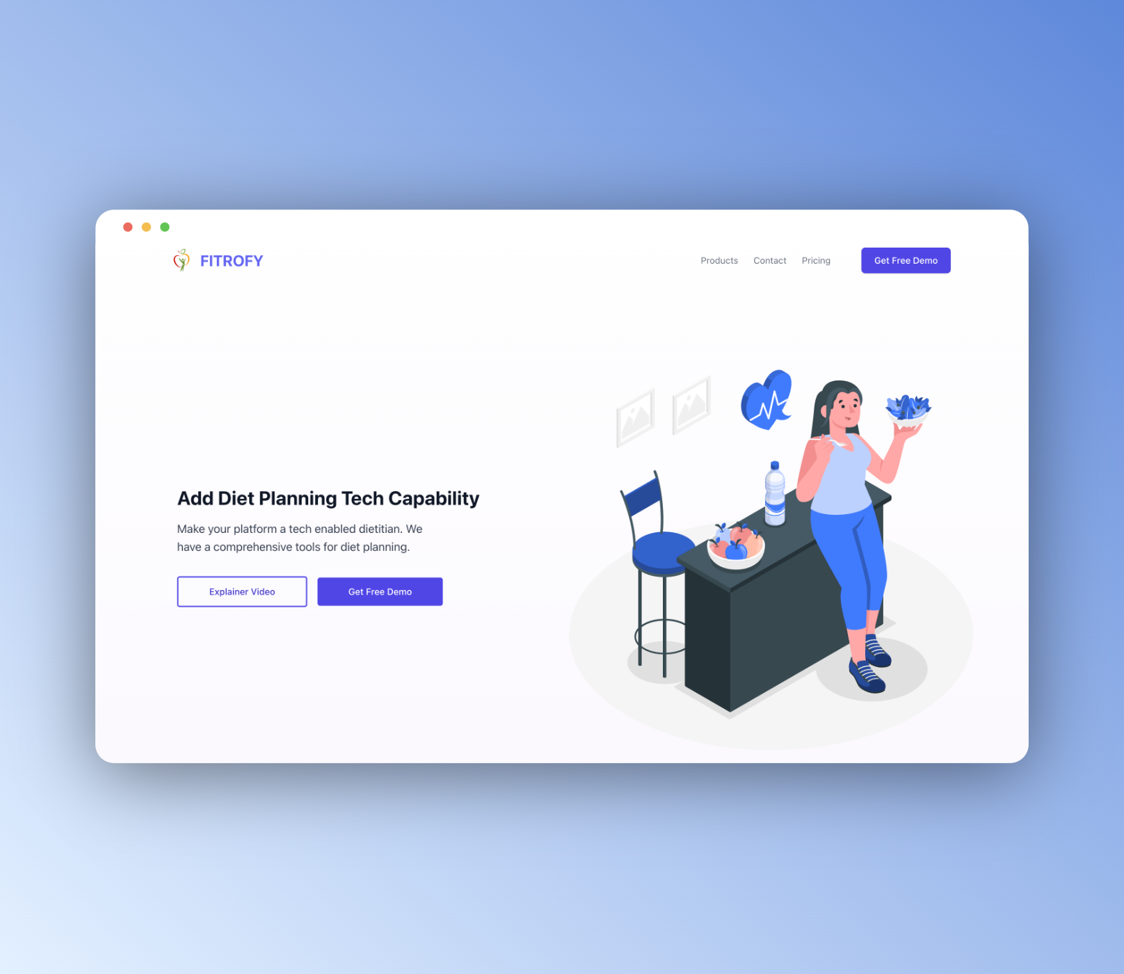 HealthTech Startup Landing Page