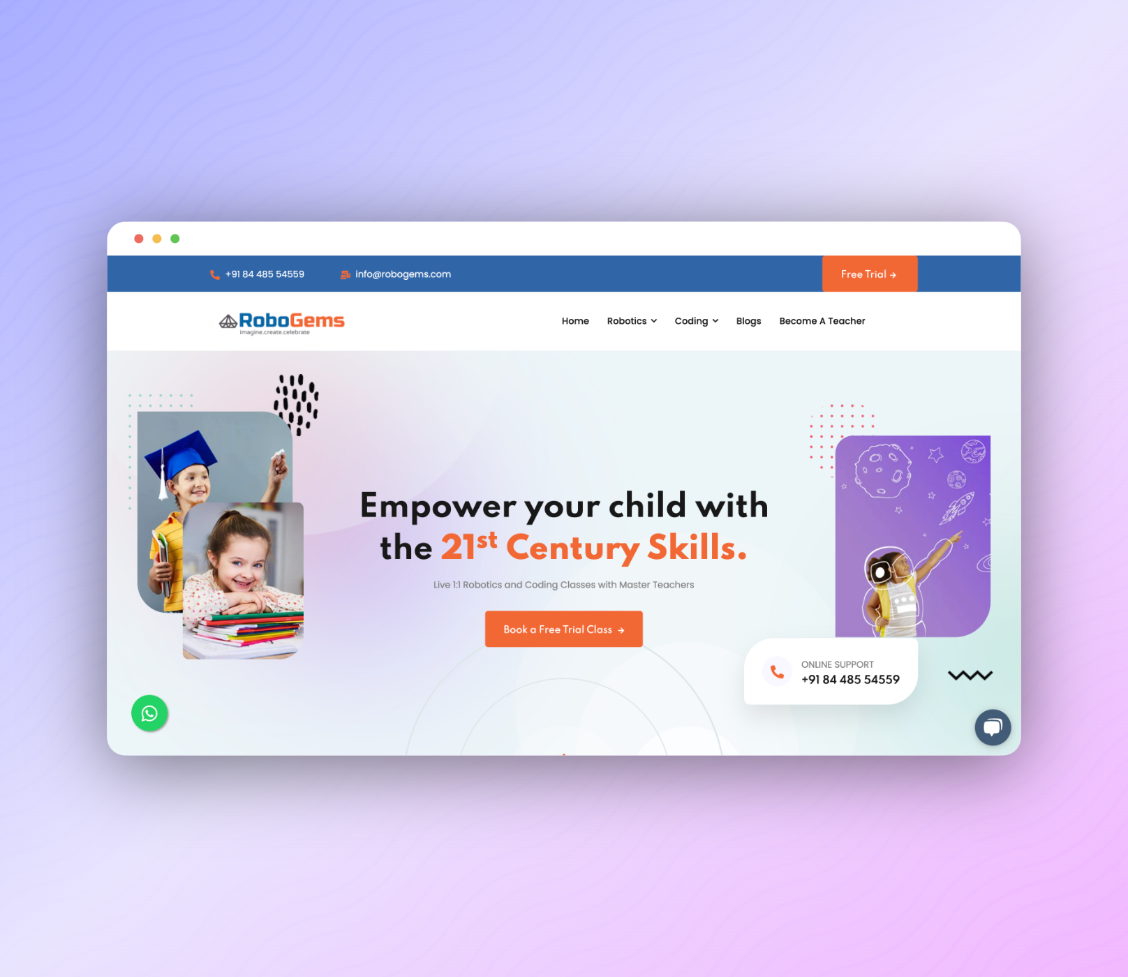 EdTech Landing Page