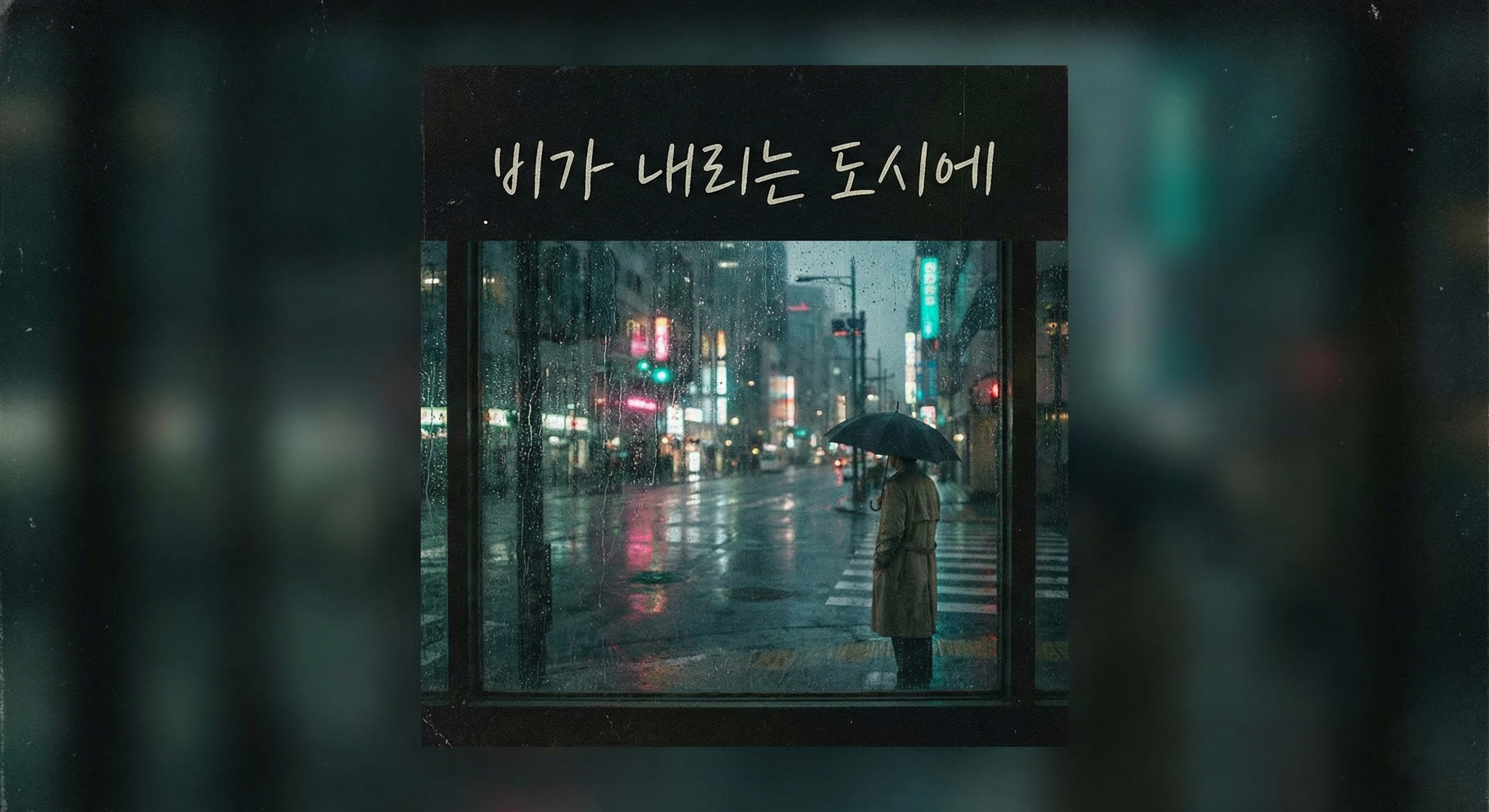 비가 내리는 도시에