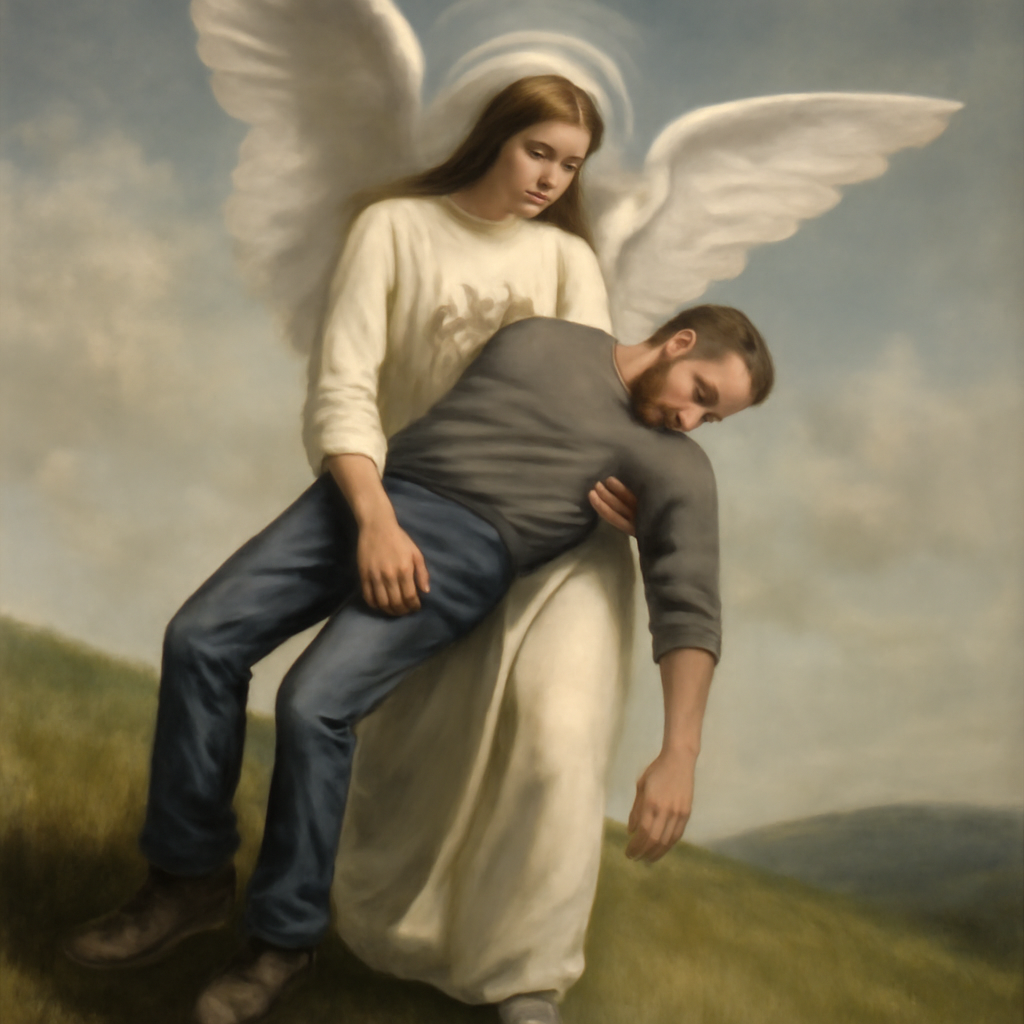 Angelic Rescue meme template