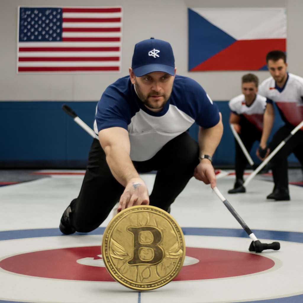 Bitcoin Curling Showdown meme template