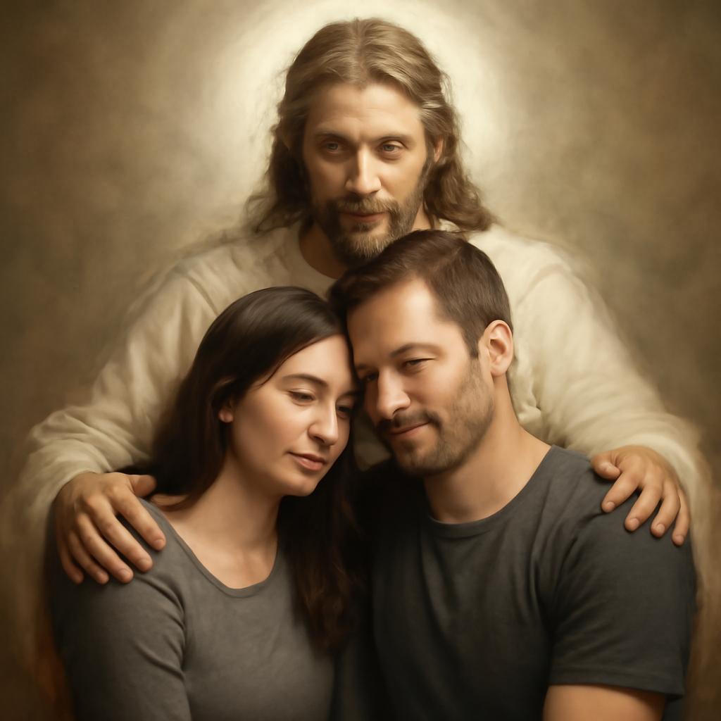 Divine Embrace of Love meme template