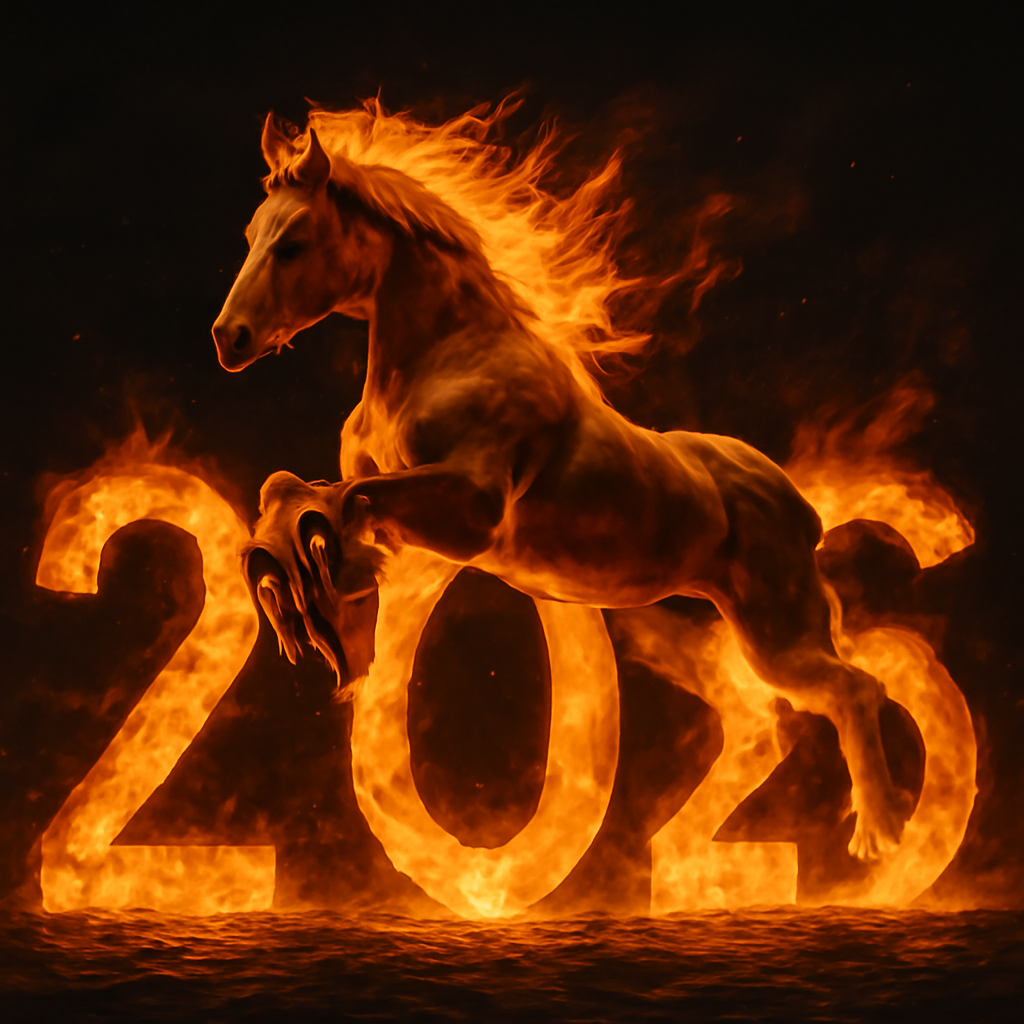 Firehorse Leaps into 2026 meme template