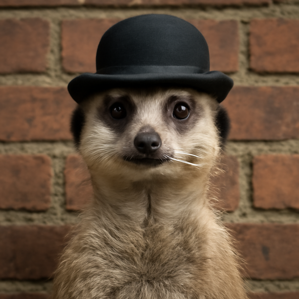 Meerkat with a Toothpick meme template