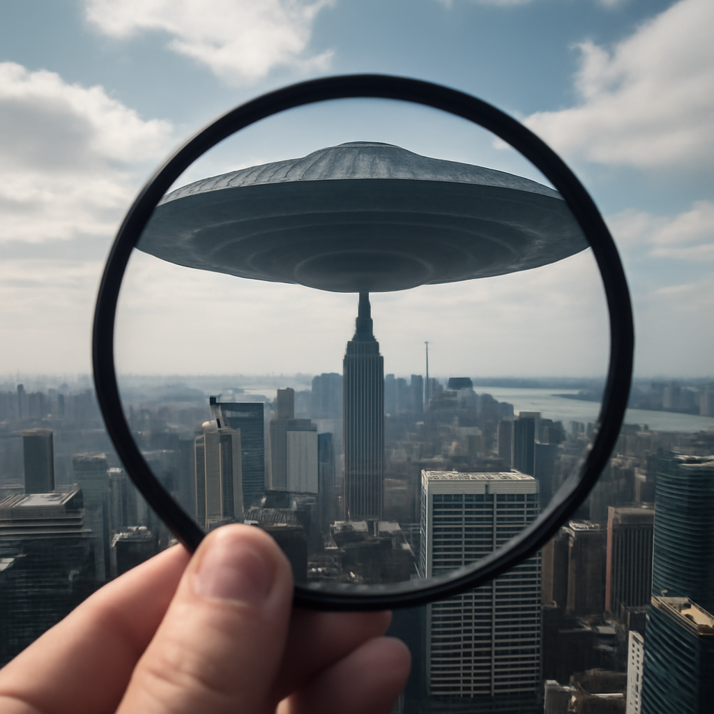New York Through Alien Eyes — Photoreal style — from Make Meme Template