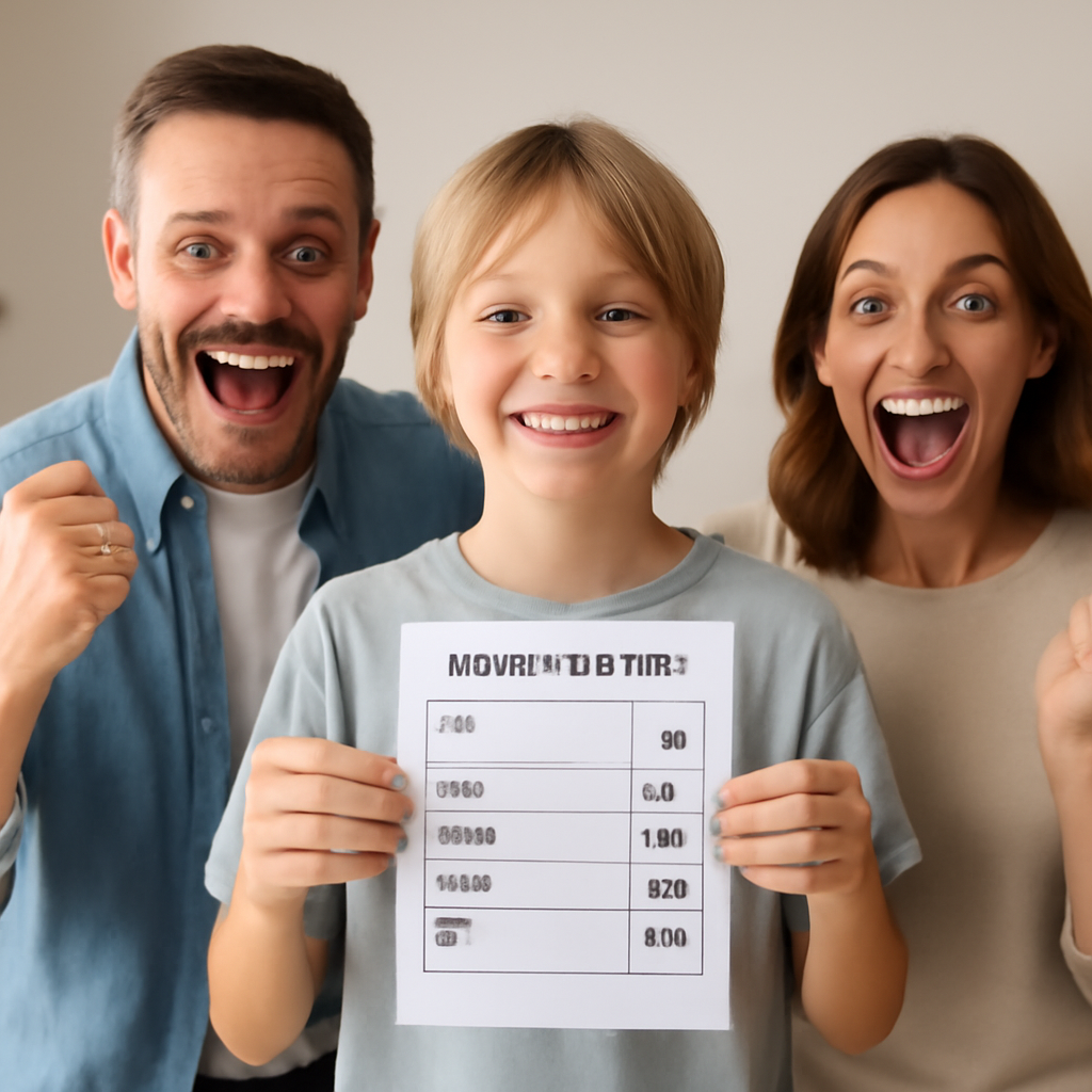 Proud Moment for a Young Scholar — Photoreal style — from Make Meme Template