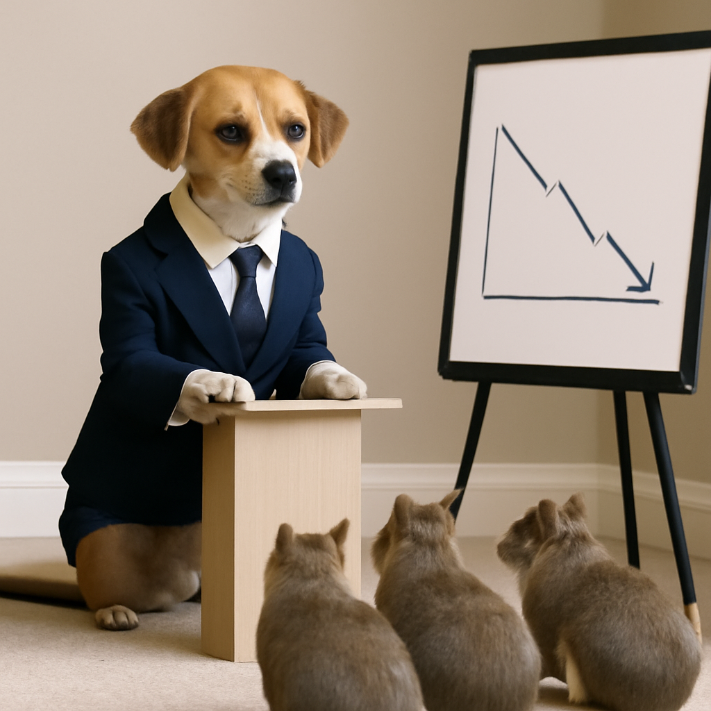 The Corporate Canine meme template