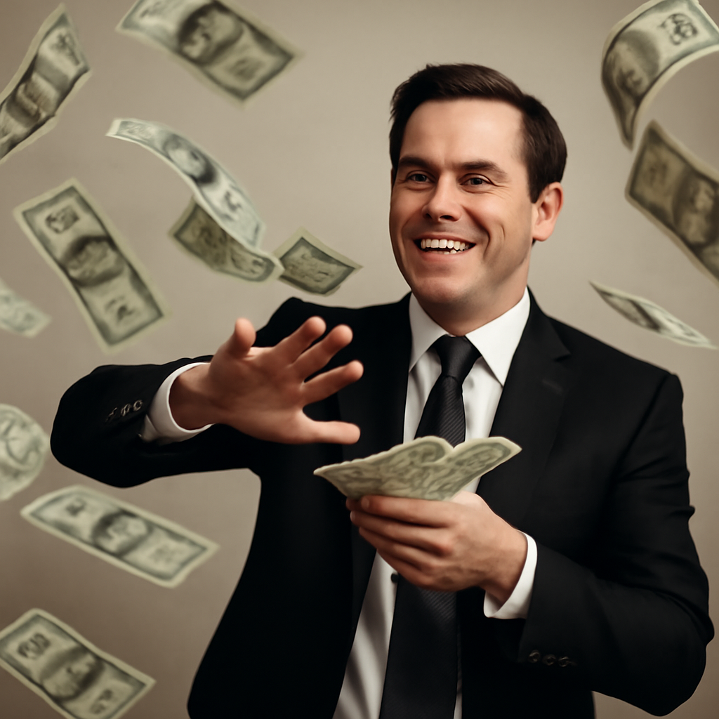 The Generous Tycoon meme template