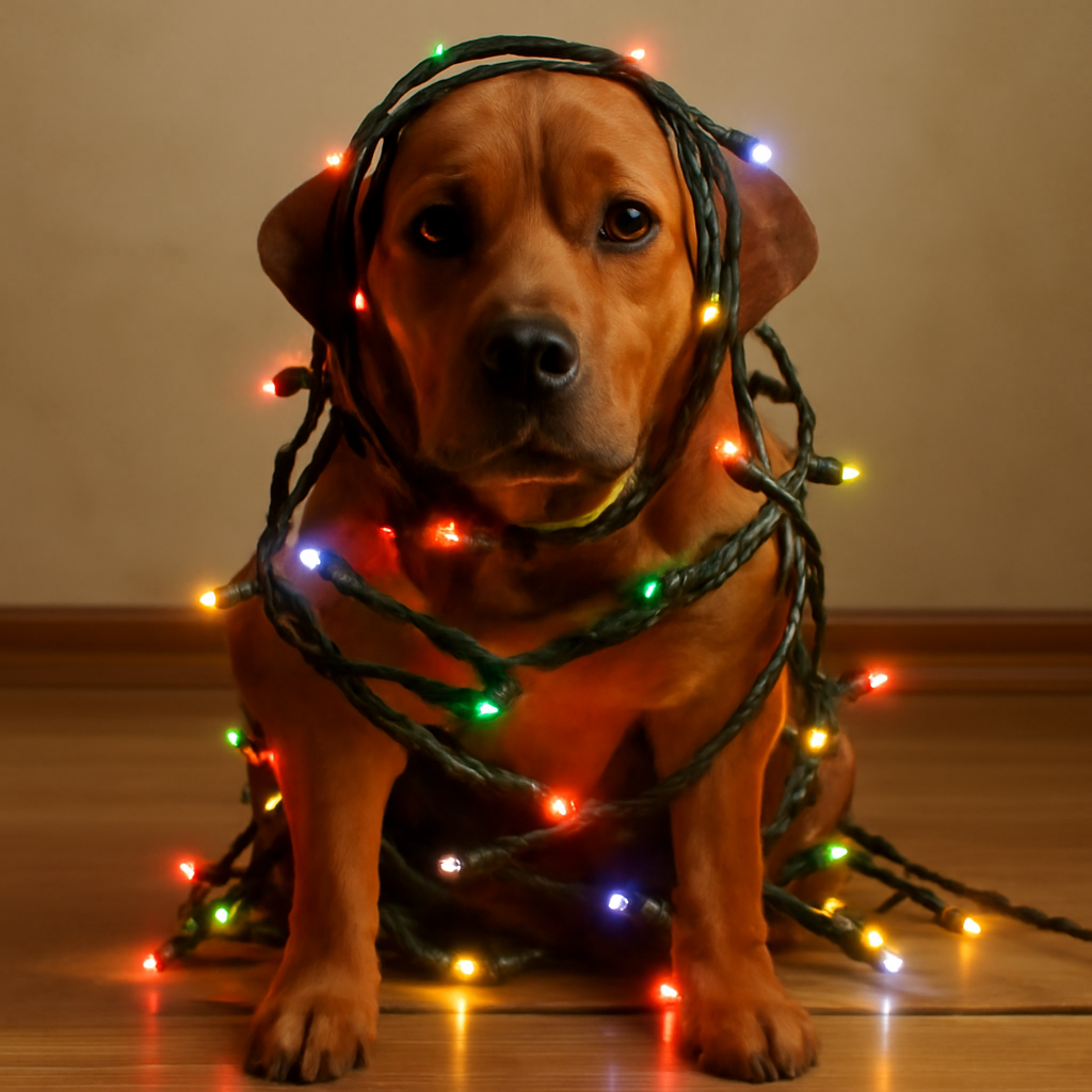 Tinsel Tangle meme template