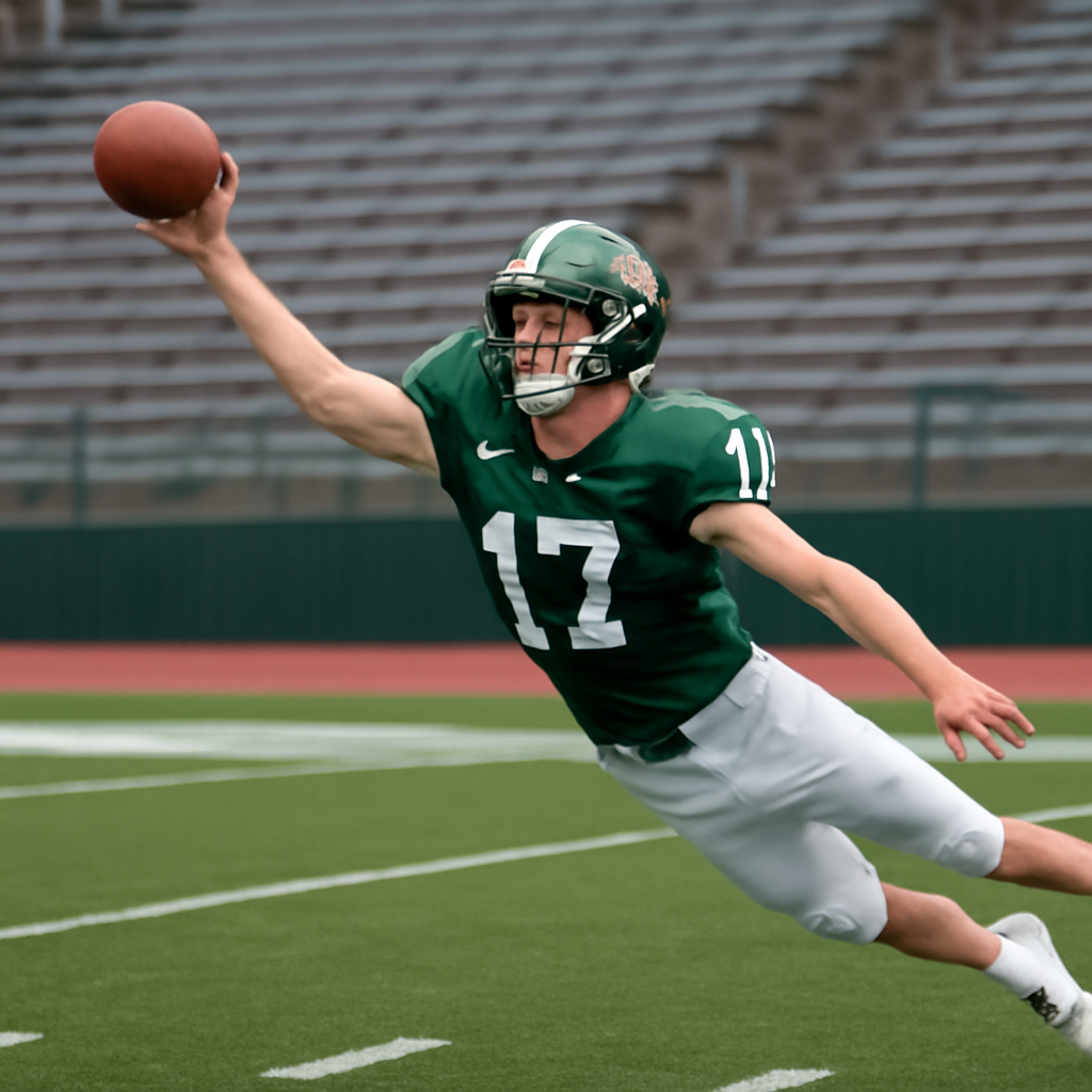 Young Athlete's Stellar Catch meme template