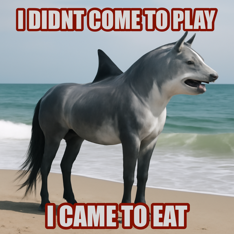 I Didnt Come To Play / I Came To Eat meme