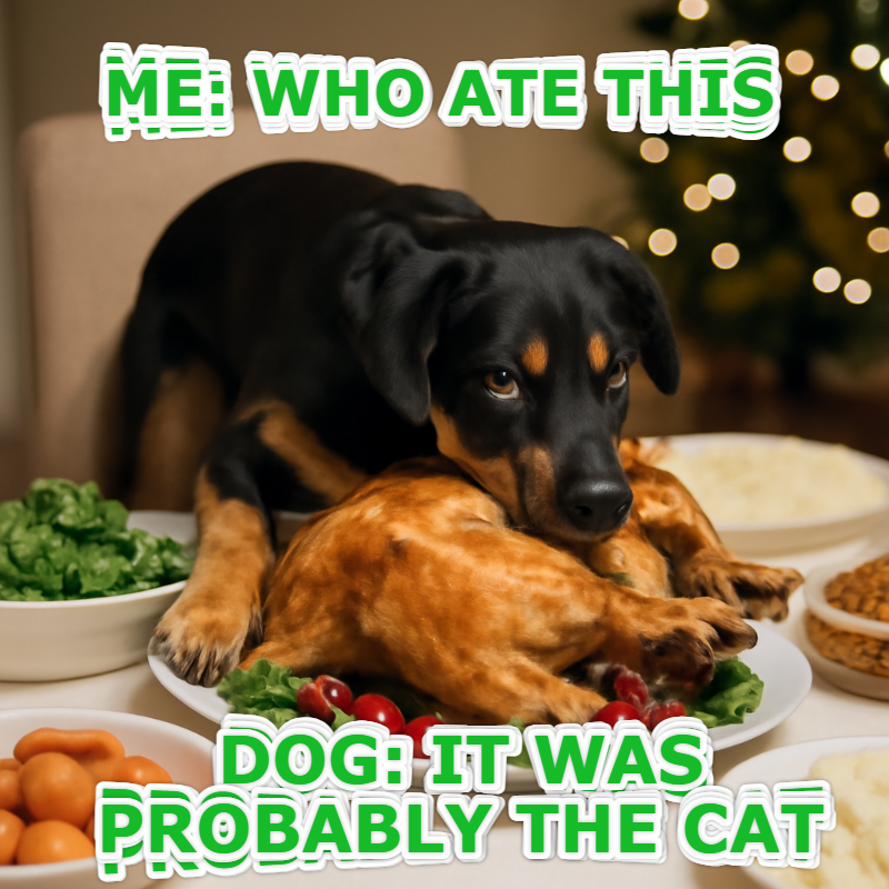 Me: Who Ate This meme