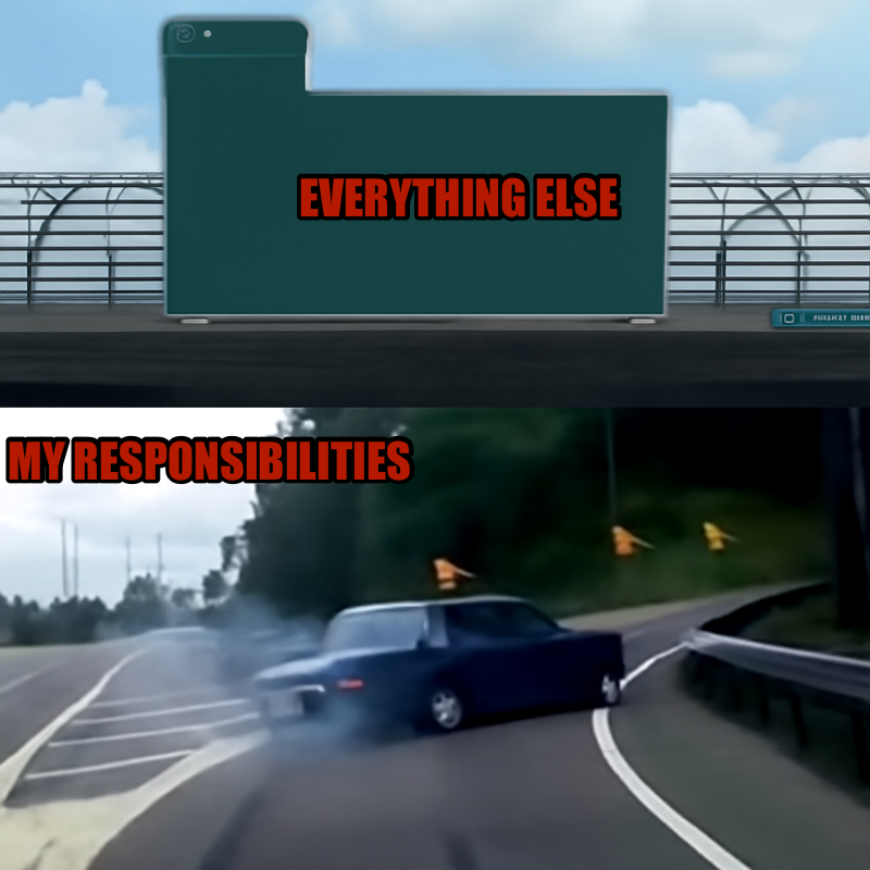 My Responsibilities / Everything Else meme