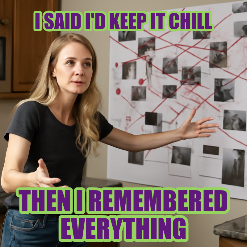 I Said I'd Keep It Chill meme