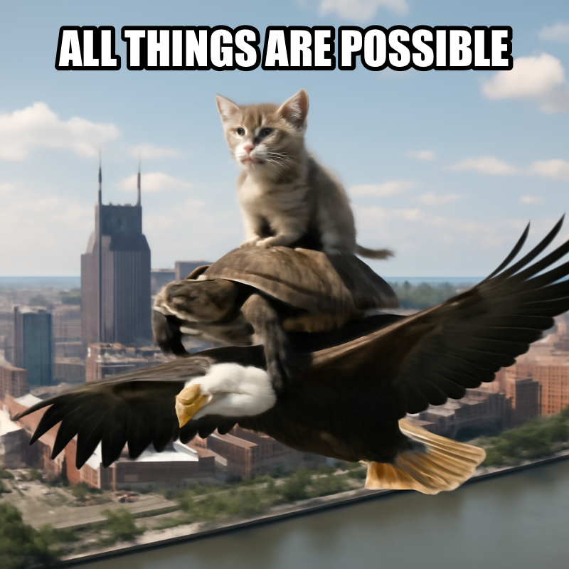 All Things Are Possible meme