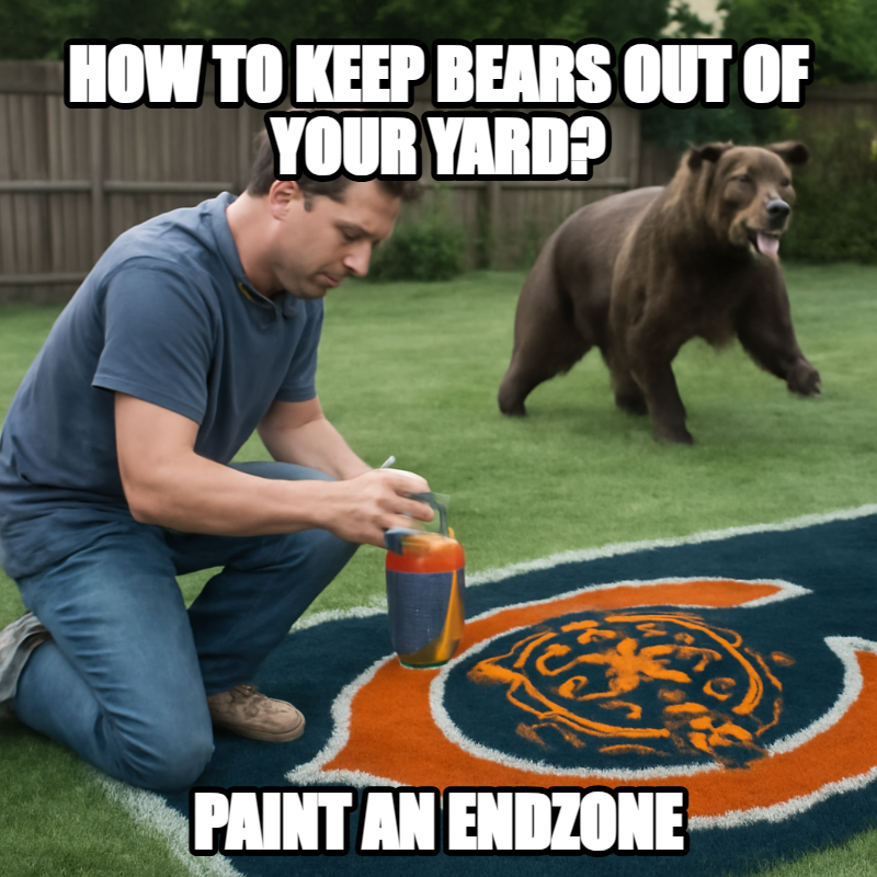 How To Keep Bears Out Of Your Yard? meme