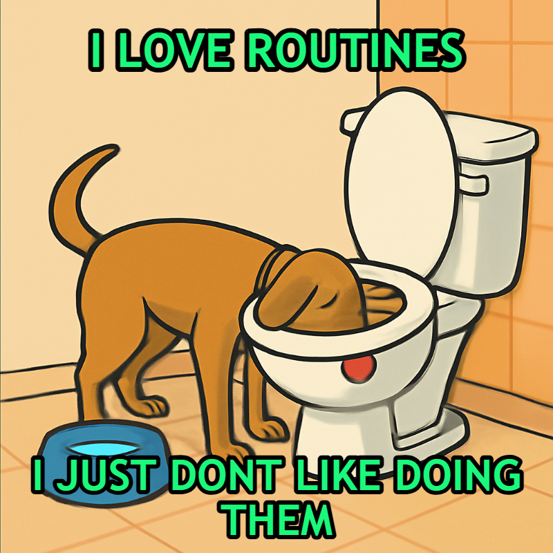 I Love Routines meme