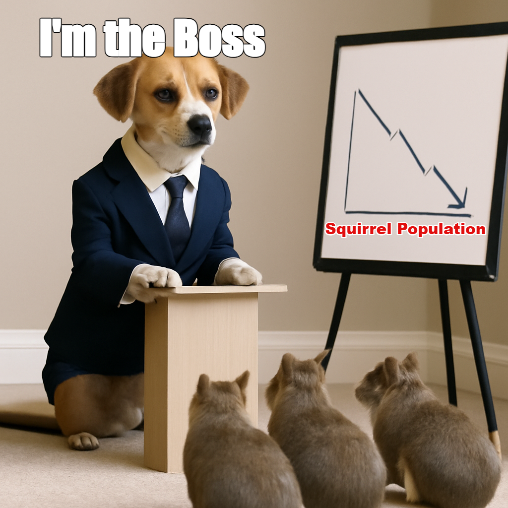 I'm the Boss | Squirrel Population meme