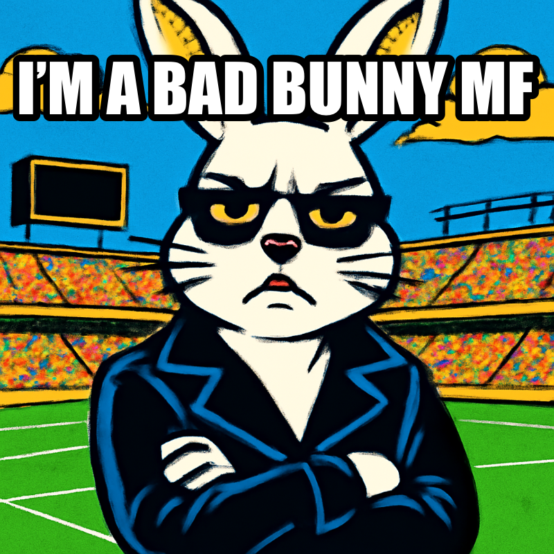 Im A Bad Bunny Mf meme