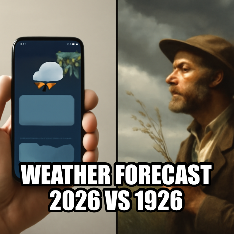 Weather Forecast 2026 Vs 1926 meme