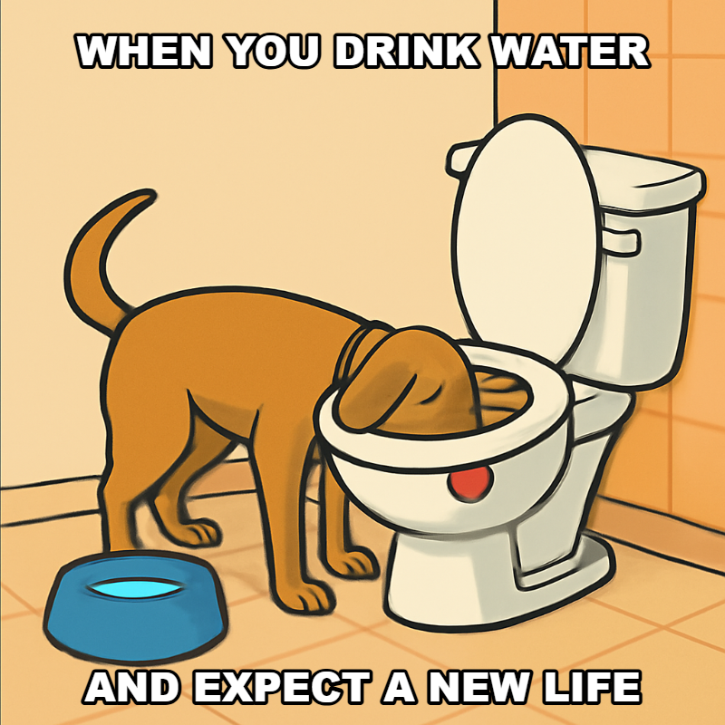 When You Drink Water / And Expect A New Life