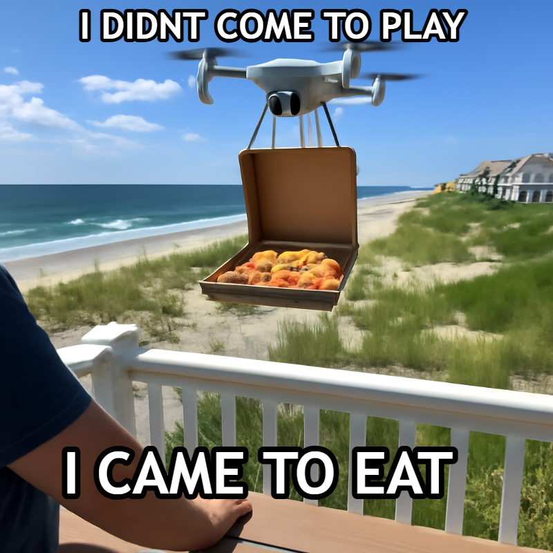 I Didnt Come To Play / I Came To Eat meme