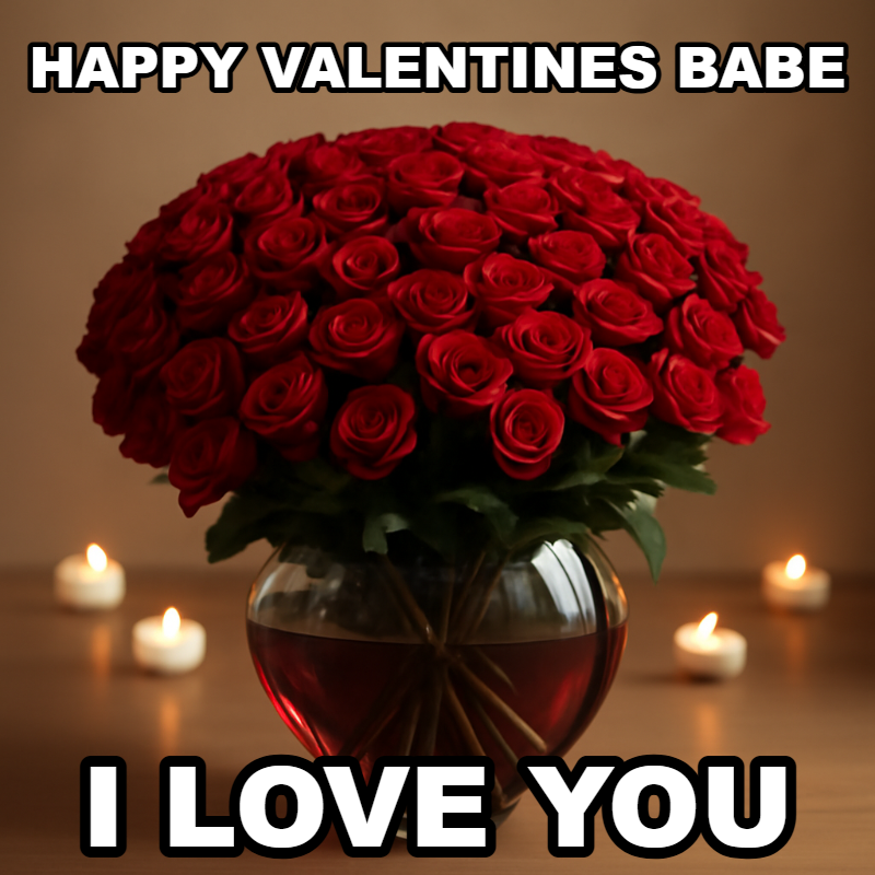 Happy Valentines Babe / I Love You meme